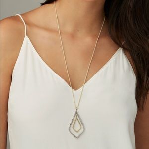 Kendra Scott Simon Long Pendant Necklace in Mixed Metal